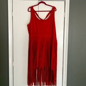NWOT Idyllwind, fringe dress
